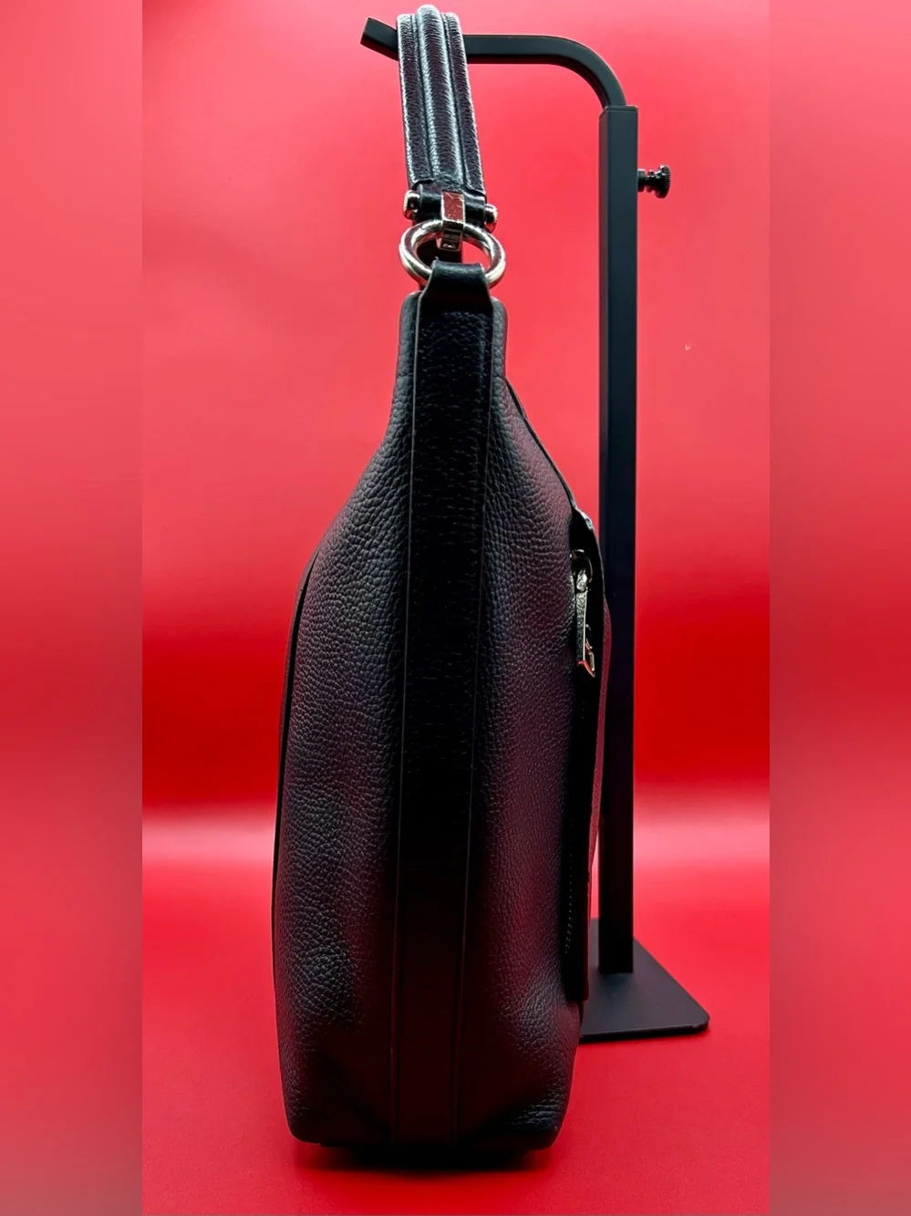 COACH Scout Hobo - Black Pebble Leather.